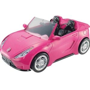 Pink Barbie Convertible Car